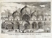 Veduta della chiesa ducal di S. Marco.