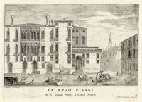 Palazzo Pisani - A' S. Tomaso Sopra il Canal Grande.