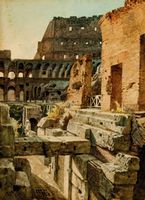 Veduta interna del Colosseo.