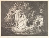 Titania's awakening. A midsummer-Night's Dream. Da Heinrich Fssli.