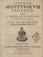 De symbolica Aegyptiorum sapientia...