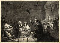 Partenza per il Sabba. Da David Teniers il giovane.