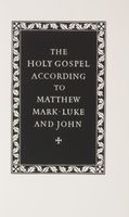 The Holy Gospel according to Matthew, Mark, Luke and John.