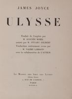 Ulysse. Traduit de l'anglais par Auguste Morel...