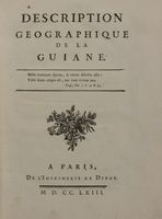 Description geographique de la Guiane.