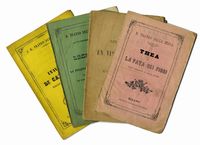 Raccolta di 10 libretti di balli - Teatro alla Scala / Teatro della Canobbiana.