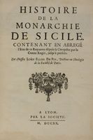 Histoire de la Monarchie de Sicile...