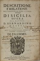 Descritione e relatione del governo di stato, e guerra del Regno di Sicilia...