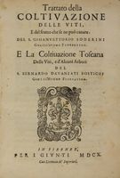 Trattato della coltivazione delle viti e del frutto che se ne pu� cavare [...] e la coltivazione toscana delle viti e d'alcuni arbori....