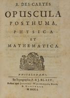 Opuscula posthuma, physica et mathematica...