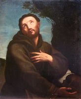 San Francesco in meditazione.