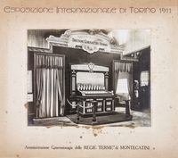 Esposizione Internazionale di Torino 1911. Terme di Montecatini.