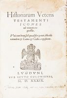 Historiarum veteris testamenti icones ad vivum expressae...