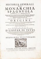 Historia generale della Monarchia Spagnuola antica e moderna...