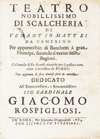 Teatro nobillissimo di scalcheria [...] per apparecchio di Banchetti  gran Prencipi, secondo il variar delle stagioni...