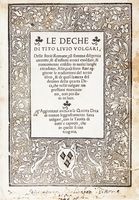 Le Deche [...] volgari, delle storie Romane...