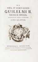 De vita, et rebus gestis Guilelmi II Siciliae regis [...] libri quattuor.