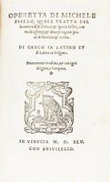 Operetta [...] quale tratta della natura delli Dimoni & Spiriti Folletti, con molti essempi, & diverse ragioni piene di dottrina & verit.