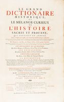 Le grand dictionaire historique, ou Le mlange curieux de l'histoire sacre et profane [...] Tome premiere (-huitieme).