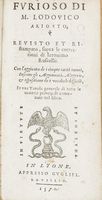 Orlando furioso [...] revisto et ristampato, sopra le correttioni di Ieronimo Ruscelli...