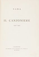 Il canzoniere 1900-1921.