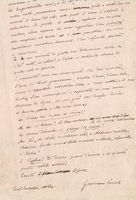 Testo in prosa autografo firmato tratto da 'Limpido Rivo, Prose e Poesie [?]'.