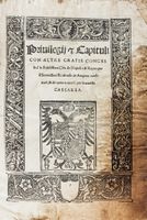 Privilegii et capituli, con altre gratie concesse a la fidelissima cita de Napoli et regno per li serenissimi Ri de casa de Aragona...