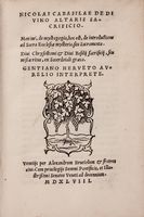 De Divino Altaris Sacrificio. Maximi de mystagogia, hoc est, de introductione ad Sacra Ecclesiae mysteria, seu Sacramenta.