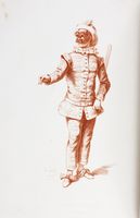 Masques et bouffons. Comédie italienne [...]. Gravures par A. Monceau. Preface par George Sand. Tome premier (-second).