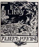 Ex-libris Alberto Martini.