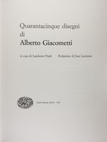 Quarantacinque disegni di Alberto Giacometti.