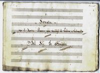 Raccolta di 6 Sonate per pianoforte con accompagnamento di Violino e Violoncello.
