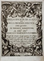 Della ragion di stato et della prudenza politica libri quatro...