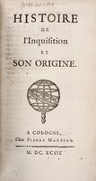 Histoire de l'Inquisition et son origine.