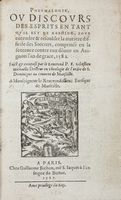 Pneumalogie, ou Discours des esprits en tant qu'il est de besoing, pour entendre & resouldre la matiere difficile des Sorciers, comprinse en la sentence contre eux donne en Avignon l'an de grace 1582...