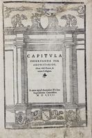 Capitula observanda per aromatarios, Almae urbis Romae, & eorum collegium.