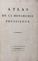 Atlas de la Monarchie Prussienne.