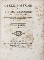 Istoria della citta e Regno di Napoli detto di Sicilia da che pervenne sotto il dominio...Tomo primo (-trentesimo).