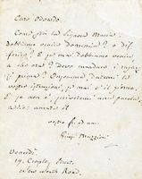 Lettera autografa firmata inviata a Odoardo [Villani].