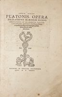 Omnia [...] opera tralatione Marsilii Ficini, emendatione et ad graecum Codicem Collatione Simonis Grynaei...