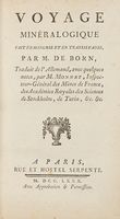 Voyage minralogique fait en Hongrie et en Transilvanie [...] Traduit de l'Allemand, avec quelques notes, par M. Monnet...