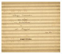 Allegro drammatico / per Violino / con Orchestra [...] / Op. 50 / Partitura.
