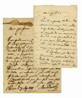Lettera autografa firmata inviata al poeta Salvatore Cammarano.
