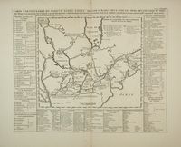 Carte particuliere du fleuve Saint Louis dressee sur les lieux avec les noms des sauvages du pais.