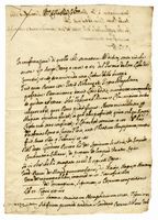 Lettera manoscritta a firma di Antonio Magliabechi inviata al matematico Vincenzo Viviani.