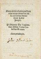 De temporibus sive de sex aetatibus huius seculi liber incipit. P. Victoris De regionibus urbis Romae libellus aureus