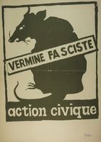 Vermine fasciste. Action civique.