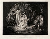 Titania's awakening. A midsummer-Night's Dream. Da Heinrich Fssli.