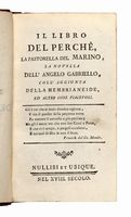 Il libro del perch, la Pastorella del Marino...