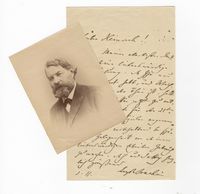 Lettera autografa firmata inviata a Heinrich.